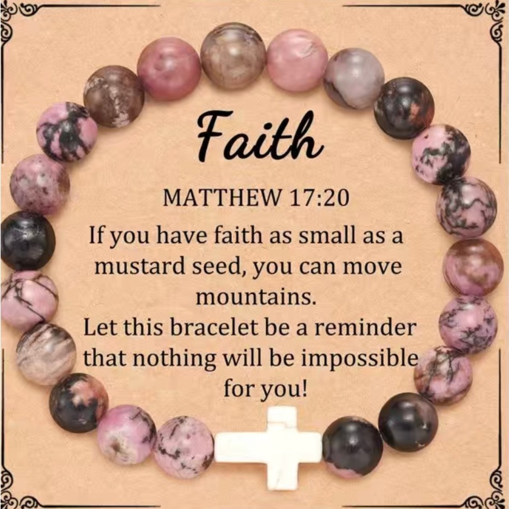 Faith Stretch Bracelet